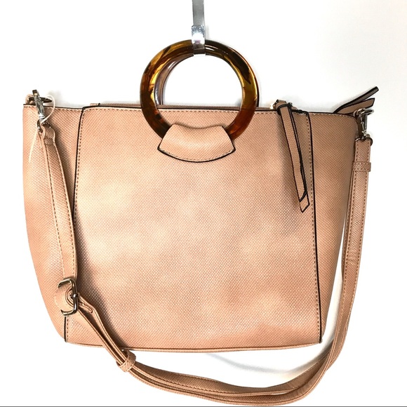 NWT Altard State blush purse double handles and adjustable strap - Picture 4 of 12